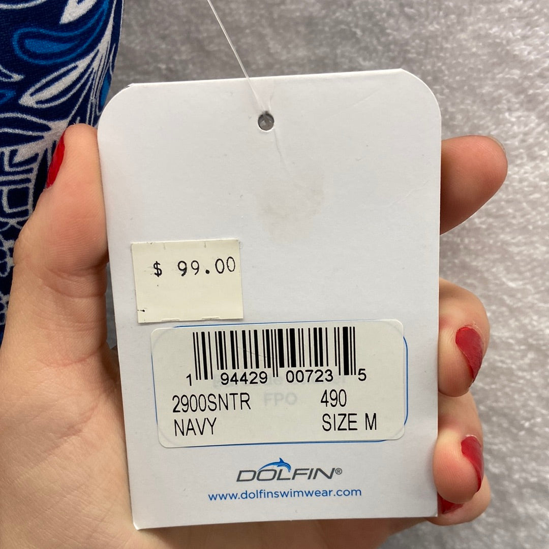 Dolfin Navy Two Piece Tankini Size Medium