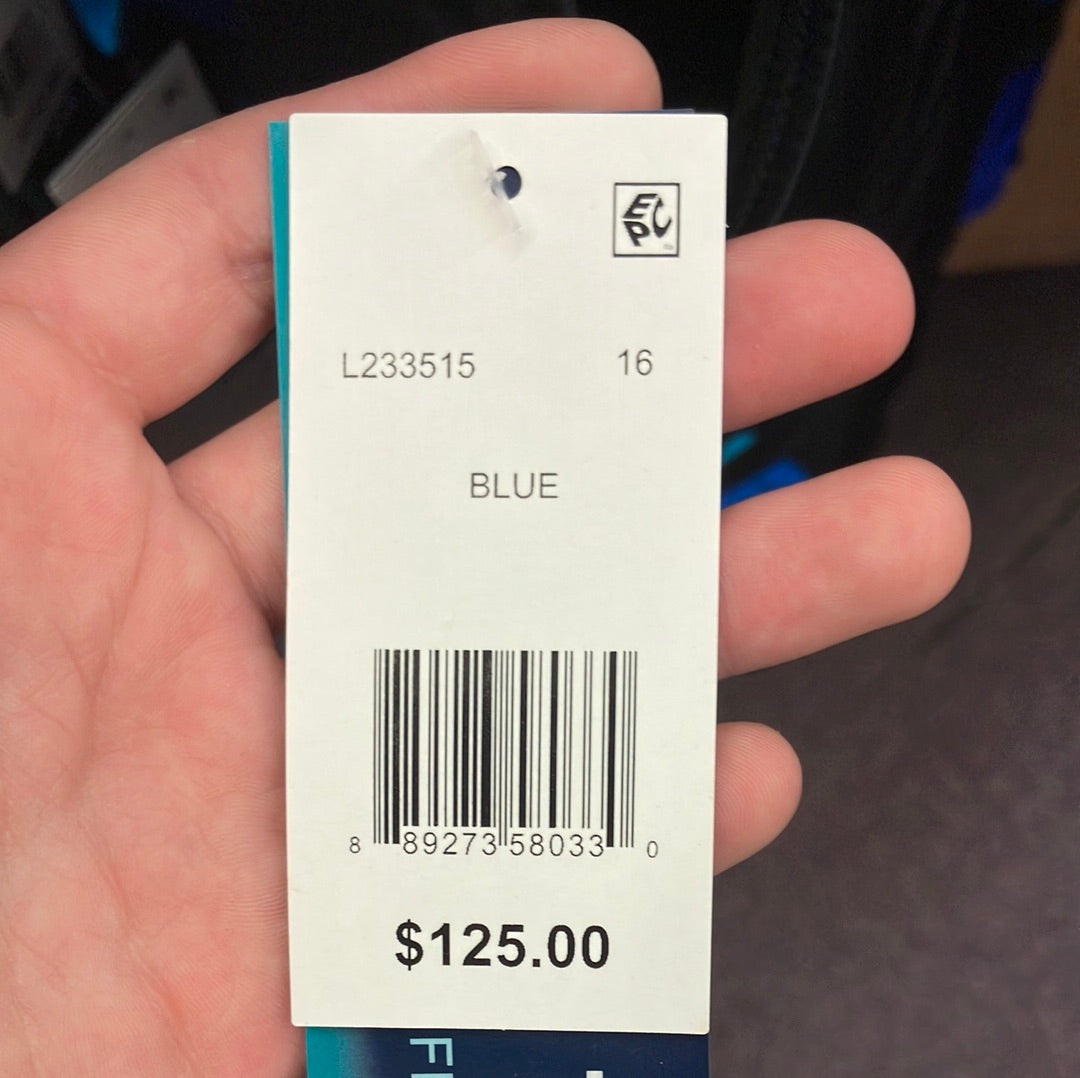 Longitude Blue One Piece Suit Size 16