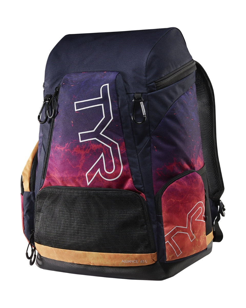 TYR Navy/Multi Alliance 45L Backpack