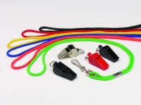 Black Whistle Lanyard