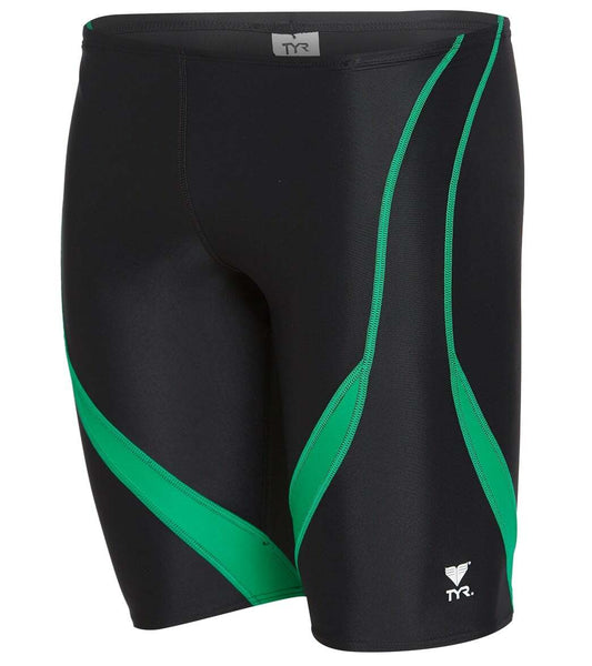 TYR Black/Green Alliance Splice Jammer Size 28