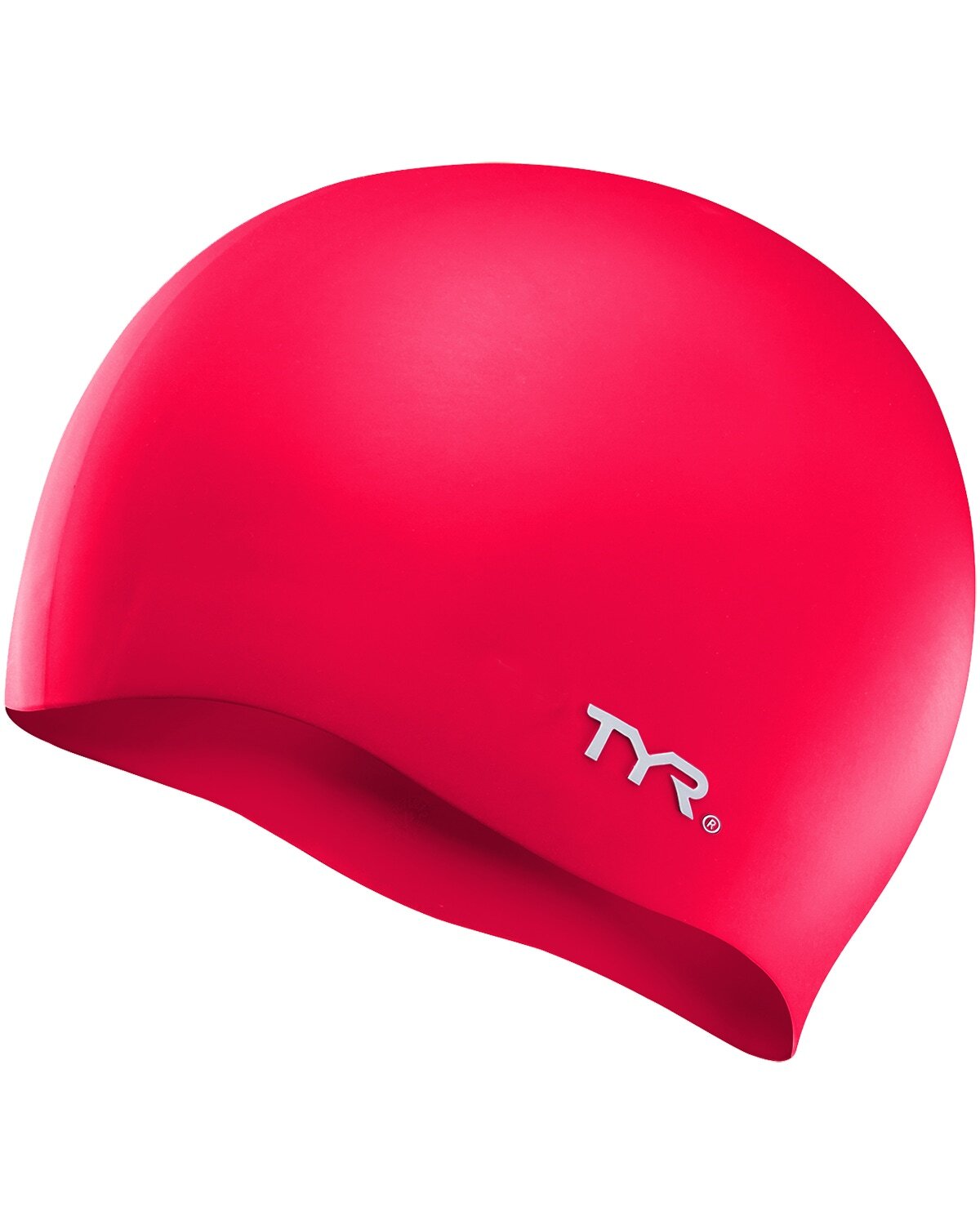 TYR Red Wrinkle-Free Silicone Swim Cap
