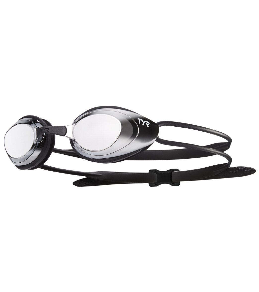 TYR Silver/Black Black Hawk Racing Women's Mirrored Goggle