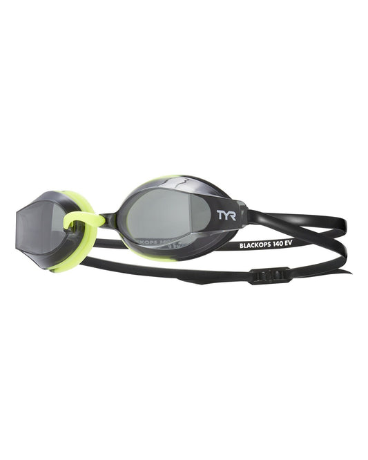 TYR Smoke/Yellow Blackops 140 Ev Racing Nano Fit Goggles