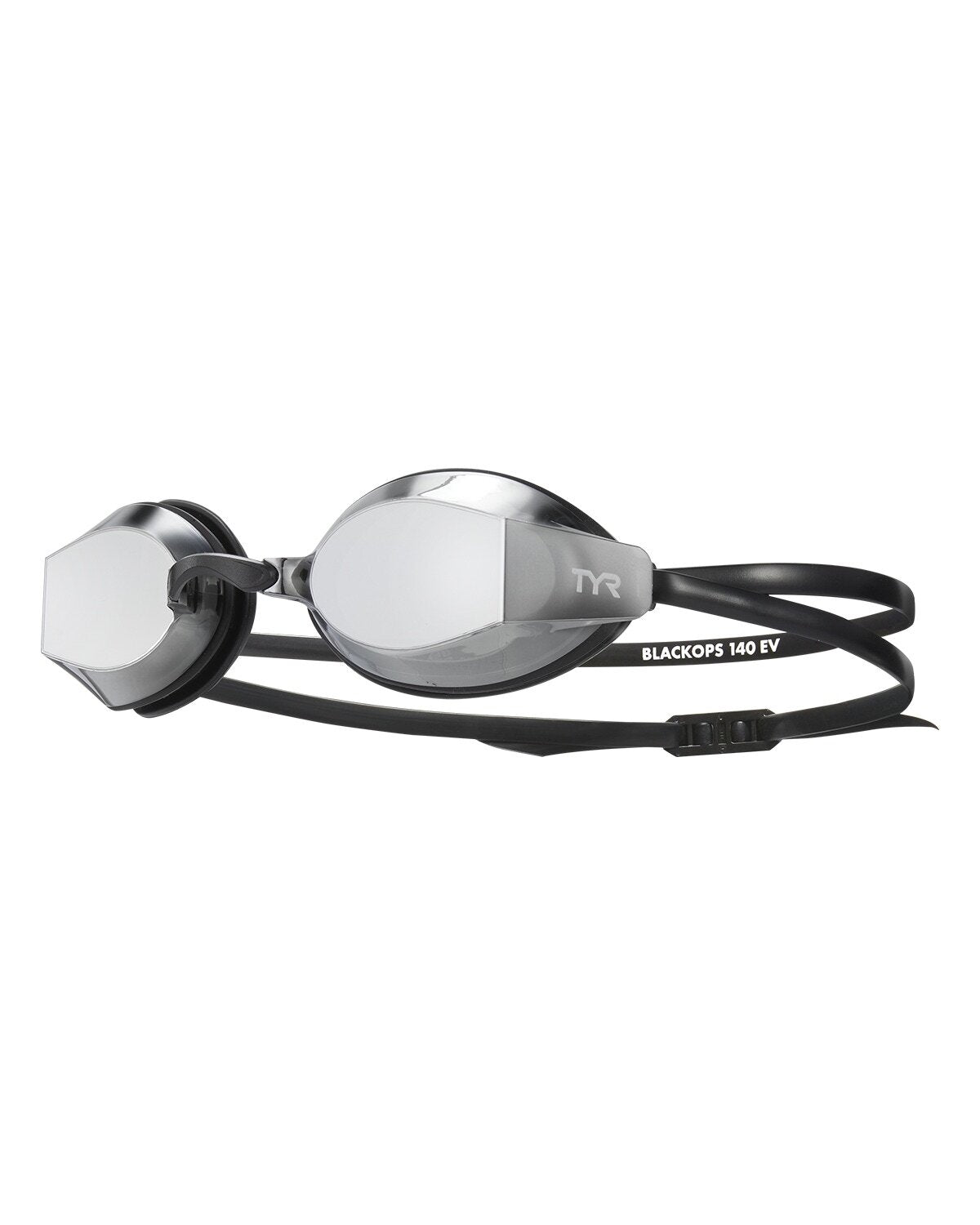 TYR Silver/Black Blackops 140 EV Racing Mirrored Nano Fit Goggle