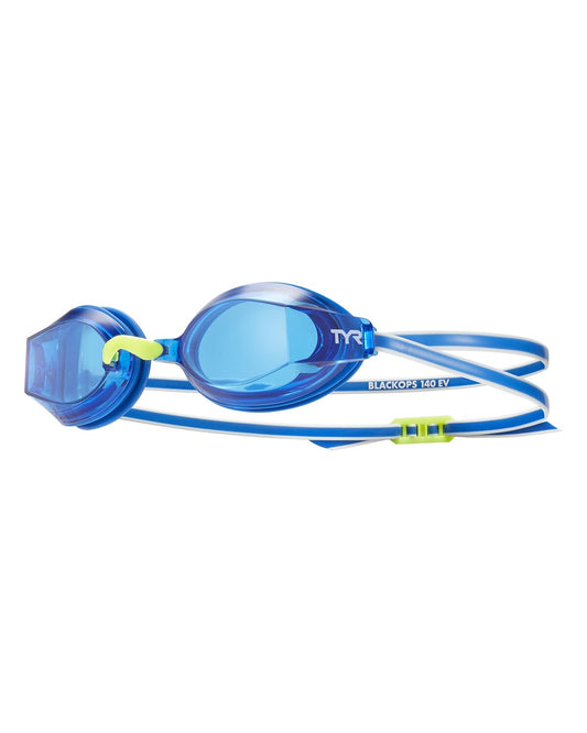 TYR Blue Blackops 140 EV Racing Junior Fit Goggle