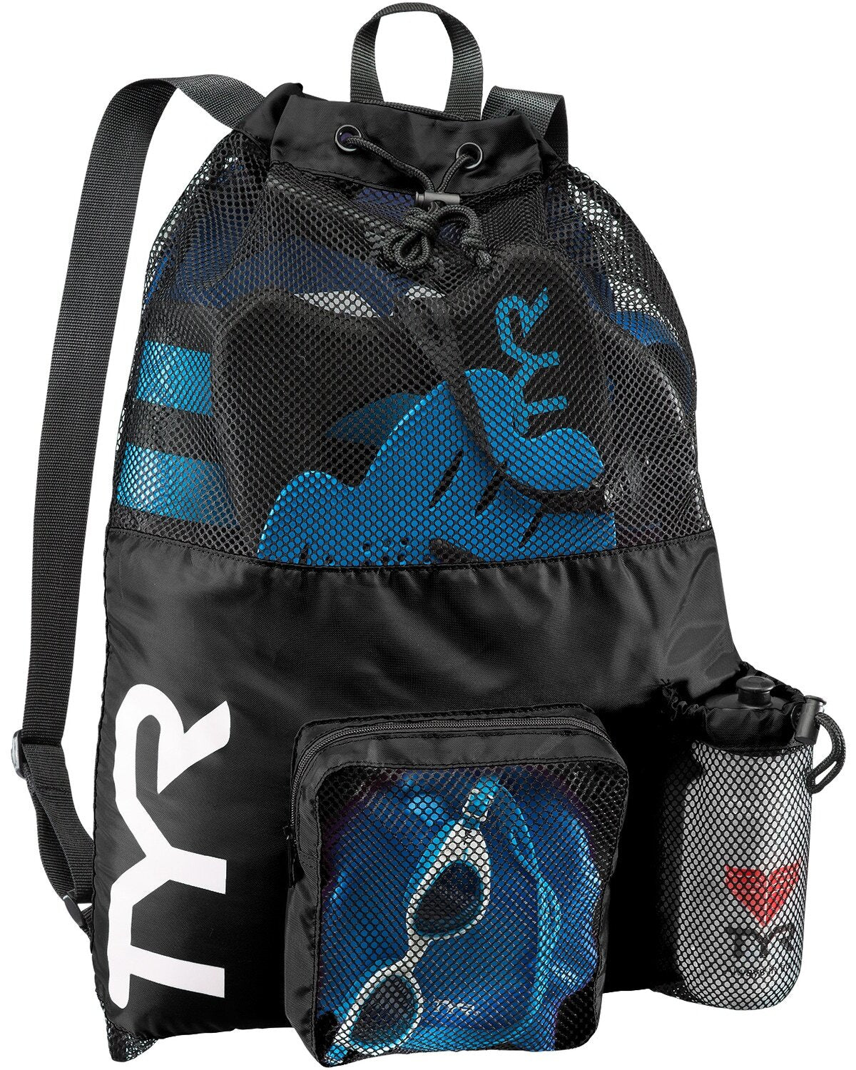 TYR Black 40L Big Mesh Mummy Backpack III