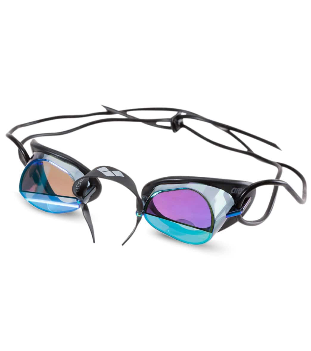 Arena Smoke/Blue/Black Swedix Mirror Goggles