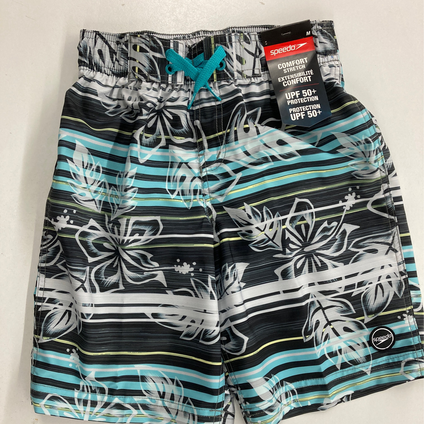 Speedo YM (10-12) Anthracite Boardshort 17” Swim Trunk