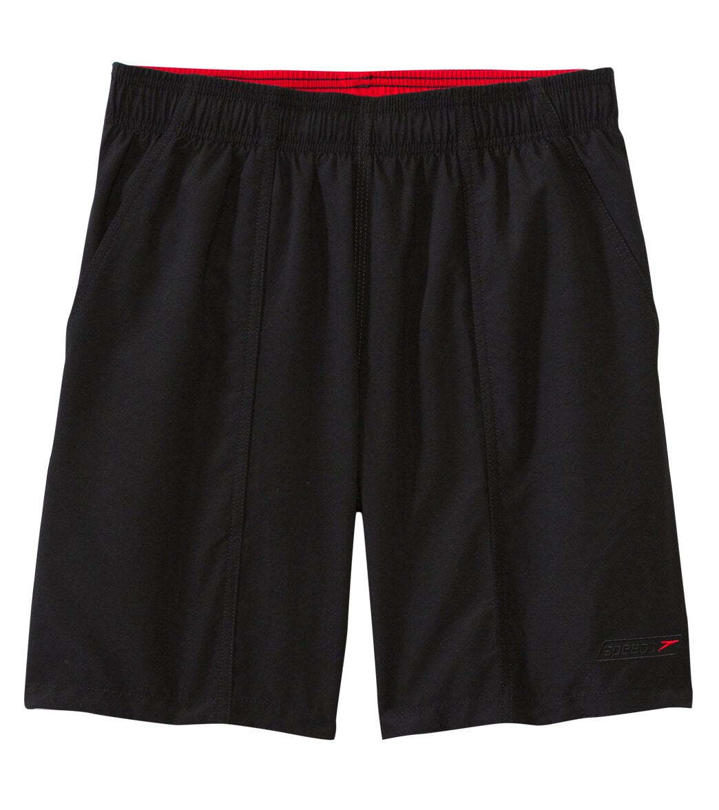 Speedo Men's S Black Rally Volley Swim Trunks