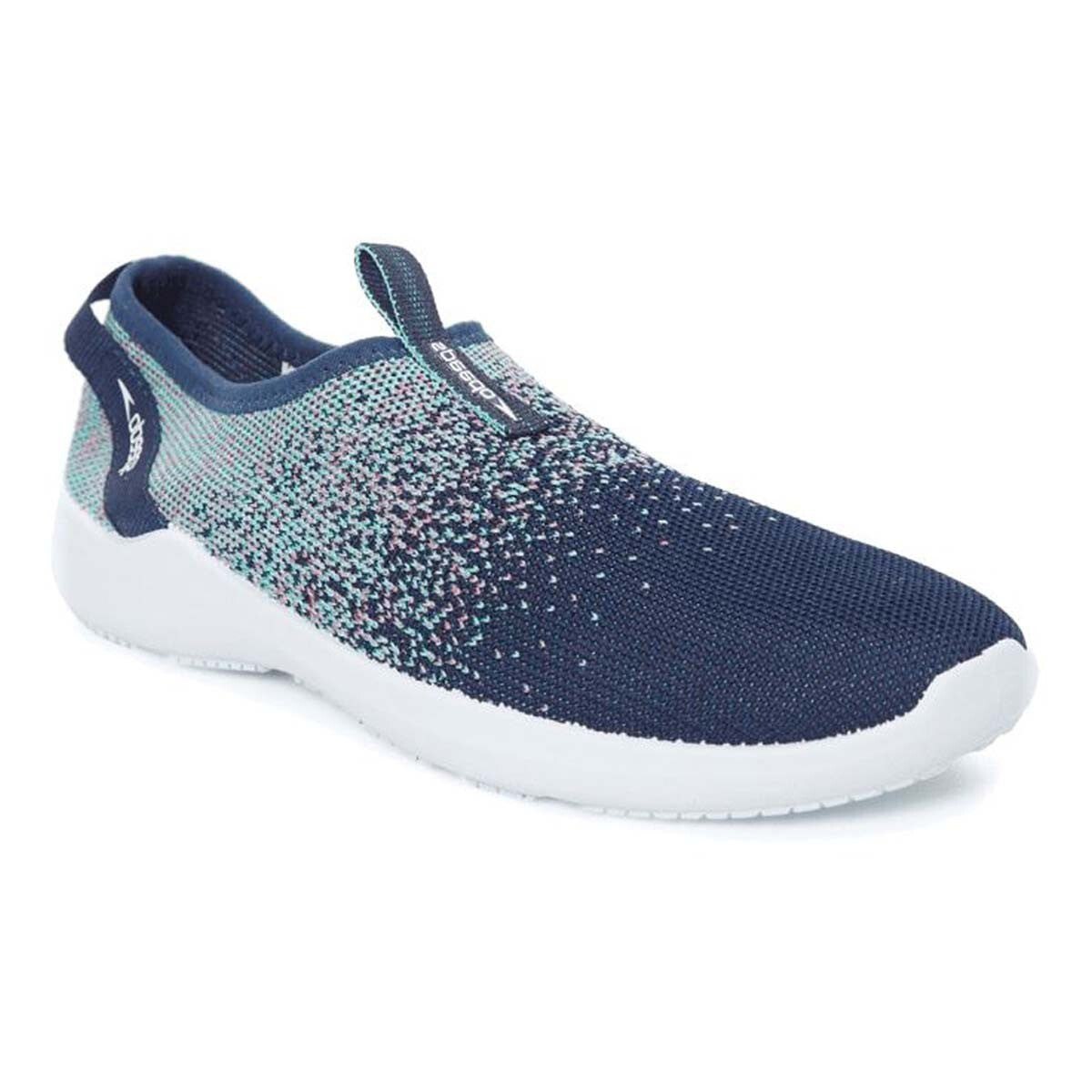 Speedo Women's Navy/Aqua/Pink Size 10 Surf Knit Pro Water Shoes