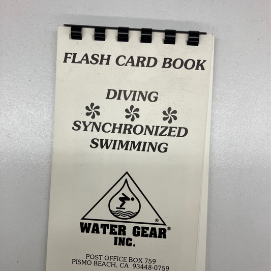Water Gear Diving & Synchronized Swimming Flash Card Book