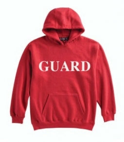 Small Red Guard Hooded Sweatshirt