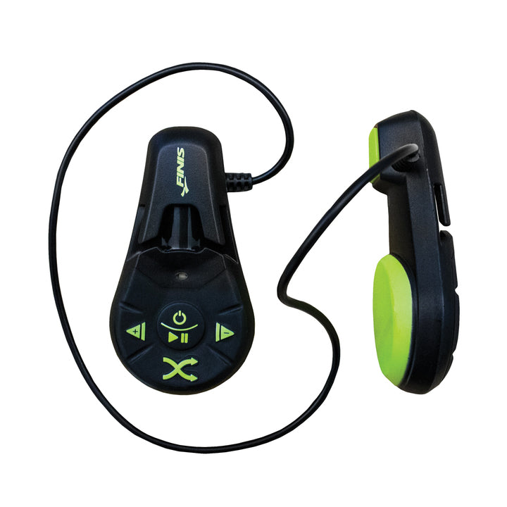 Finis Black/Acid Green Duo Underwater Bone Conduction MP3 Player