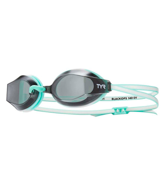TYR Smoke/Mint Blackops 140 EV Women's Fit Goggle