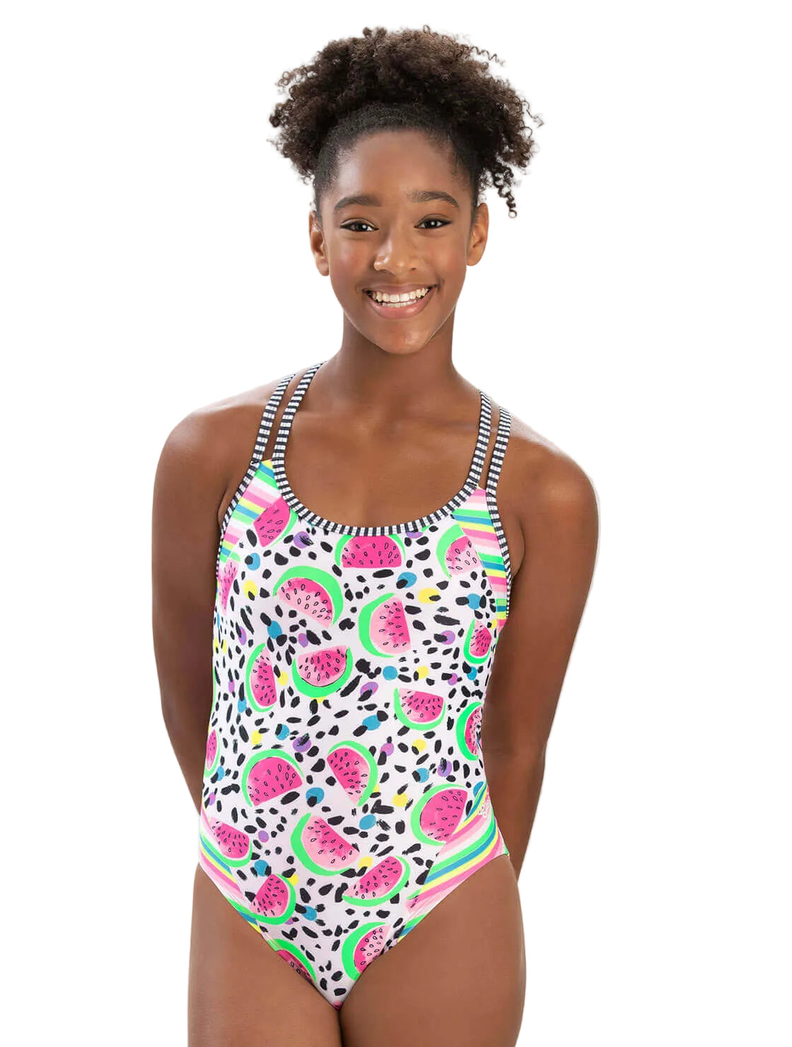 Dolfin Uglies Women's Tutti-Frutti One Piece Swimsuit Size 38