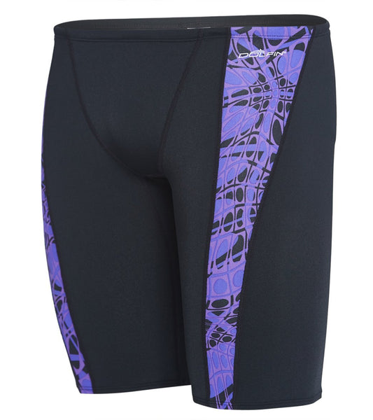 Dolfin Purple Reliance Energy Spliced Jammer Size 38