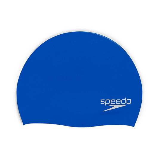 Speedo Blue Elastomeric Silicone Swim Cap