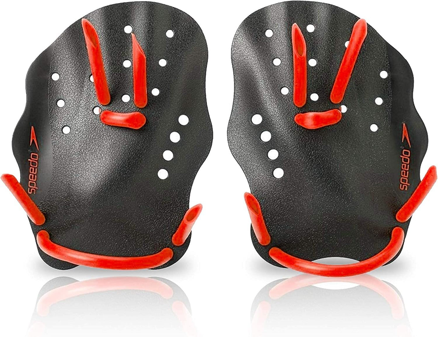 Speedo Black/Red Medium Nemesis Contour Paddles