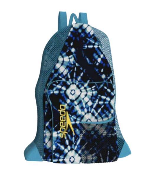 Speedo Blue Tie Dye Deluxe Ventilator Mesh Bag