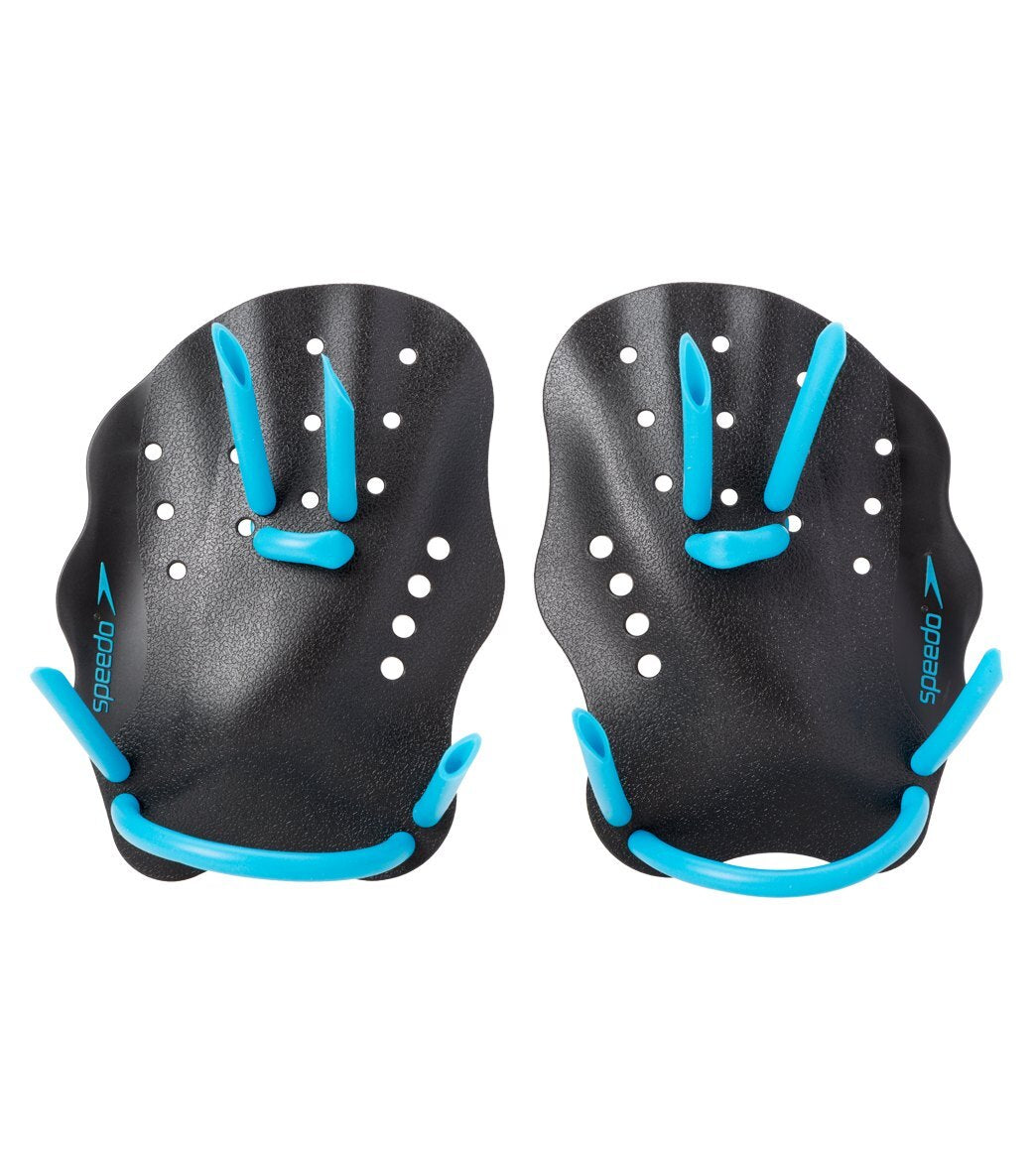 Speedo Black/Blue Small Nemesis Contour Paddles