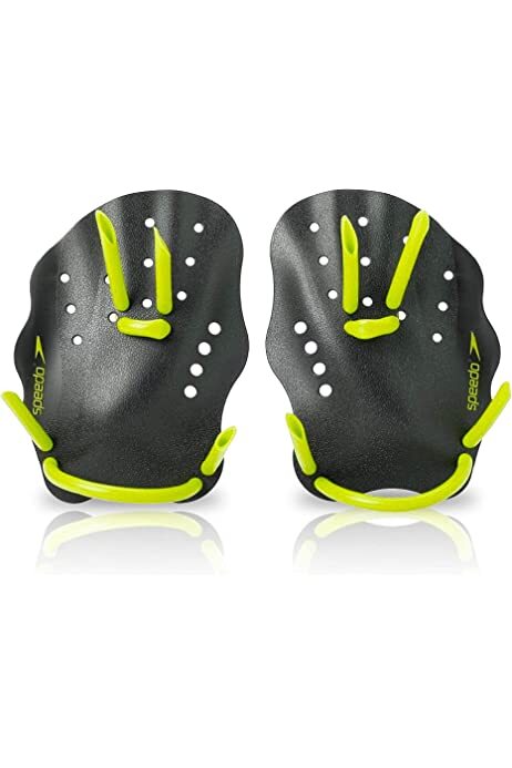 Speedo Black/Green Large Nemesis Contour Paddles