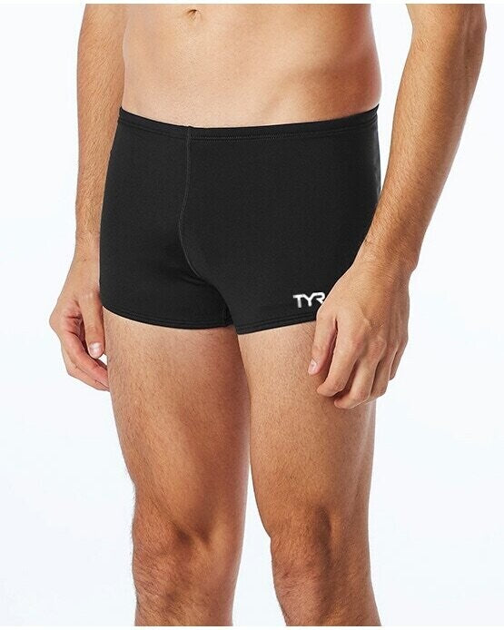 TYR Black Durafast Elite Solid Square Leg Size 34