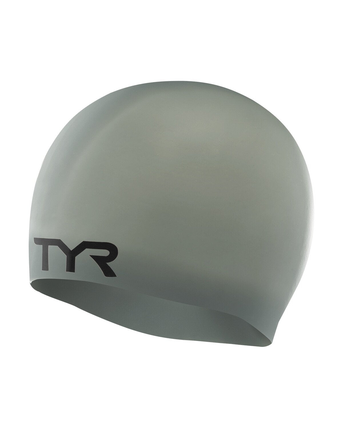 TYR Grey Wrinkle Free Silicone Swim Cap