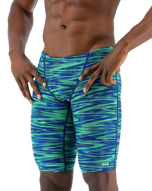 TYR Blue/Green Fizzy Jammer Size 38
