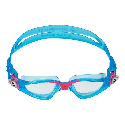 Aqua Sphere Kayenne Jr Turquoise/Pink Clear Lens Kids Goggle