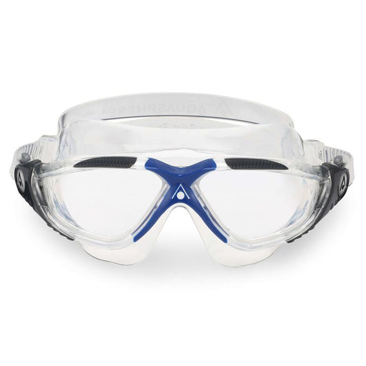 Aqua Sphere Vista Transparent/Dark Grey Clear Lens Swim Mask
