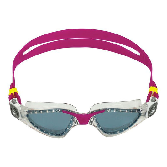 Aqua Sphere Adult Kayenne Compact Fit Transparent/Raspberry Clear Lens Goggle