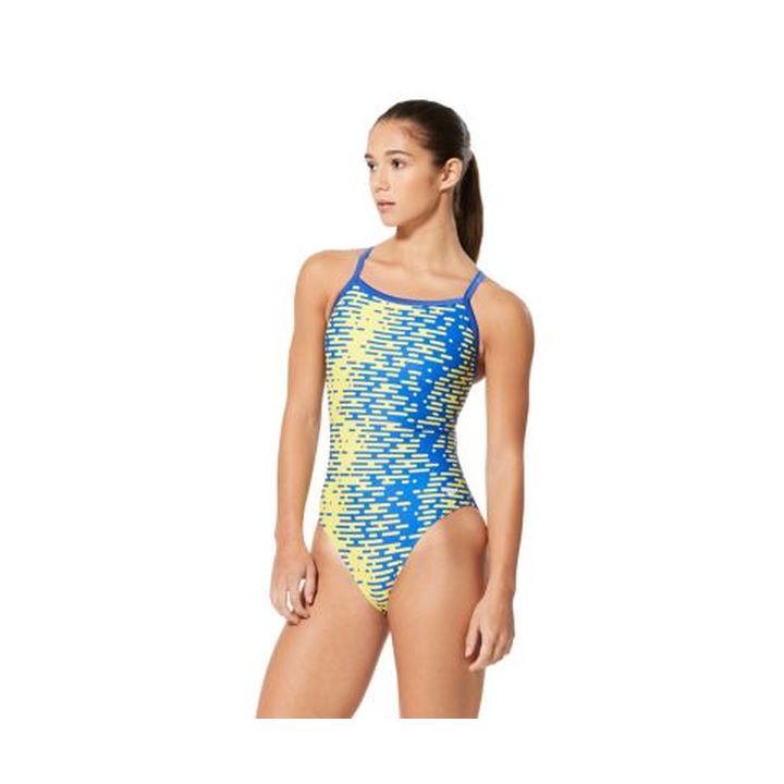 Speedo Sapphire/Gold Modern Matrix Fly Back Size 24