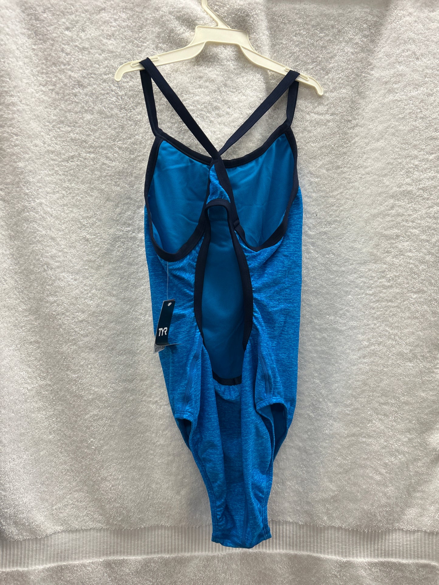 TYR Lapped Diamond Fit Bright Blue Size 38