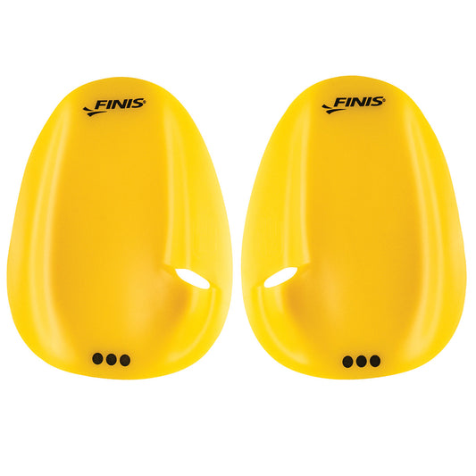 FINIS Yellow Agility Paddle Floating Size Small