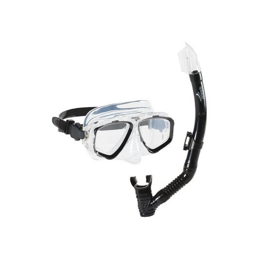 Speedo Black Adult Adventure Mask & Snorkel Set