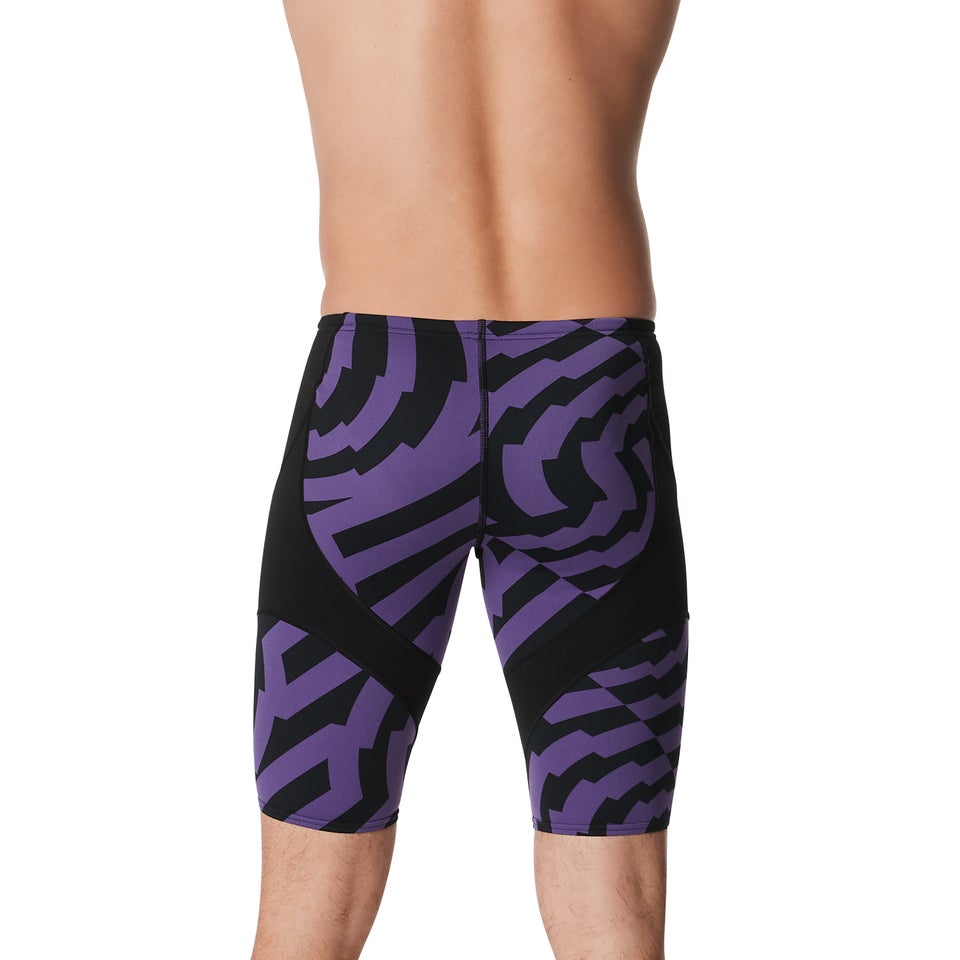 Speedo Black/Purple Vortex Maze Jammer Size 30