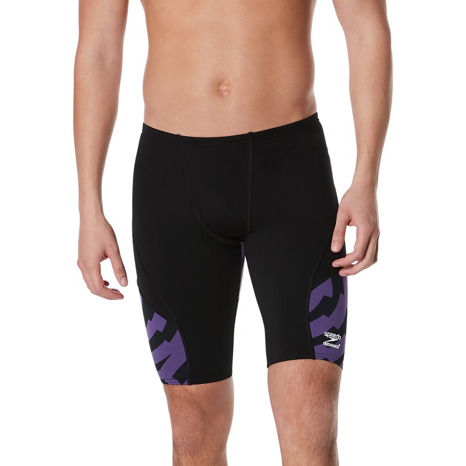 Speedo Black/Purple Vortex Maze Jammer Size 30