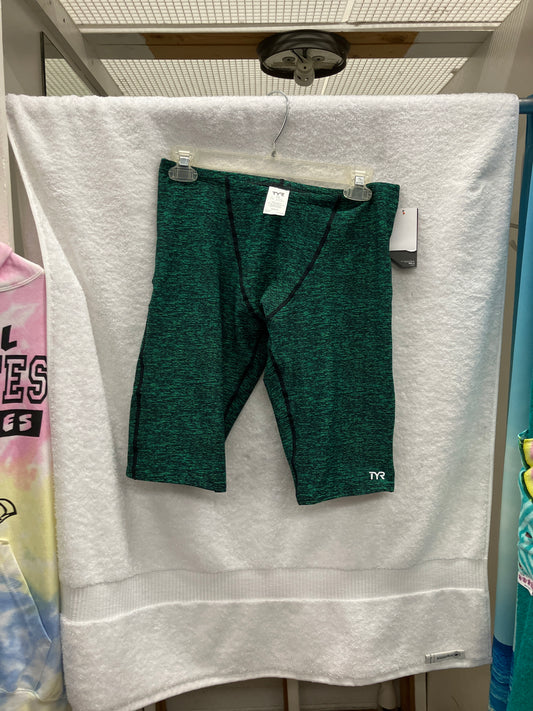 Male Practice Lapped Green Jammer Size 34