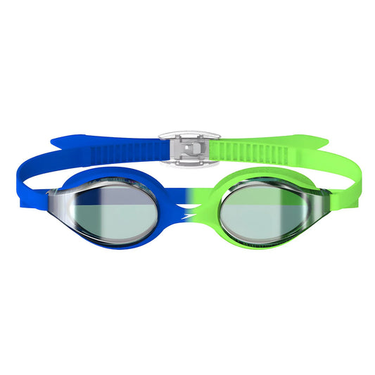 Speedo Green/Blue Youth Hyper Flyer Mirrored Goggle Limited Edition