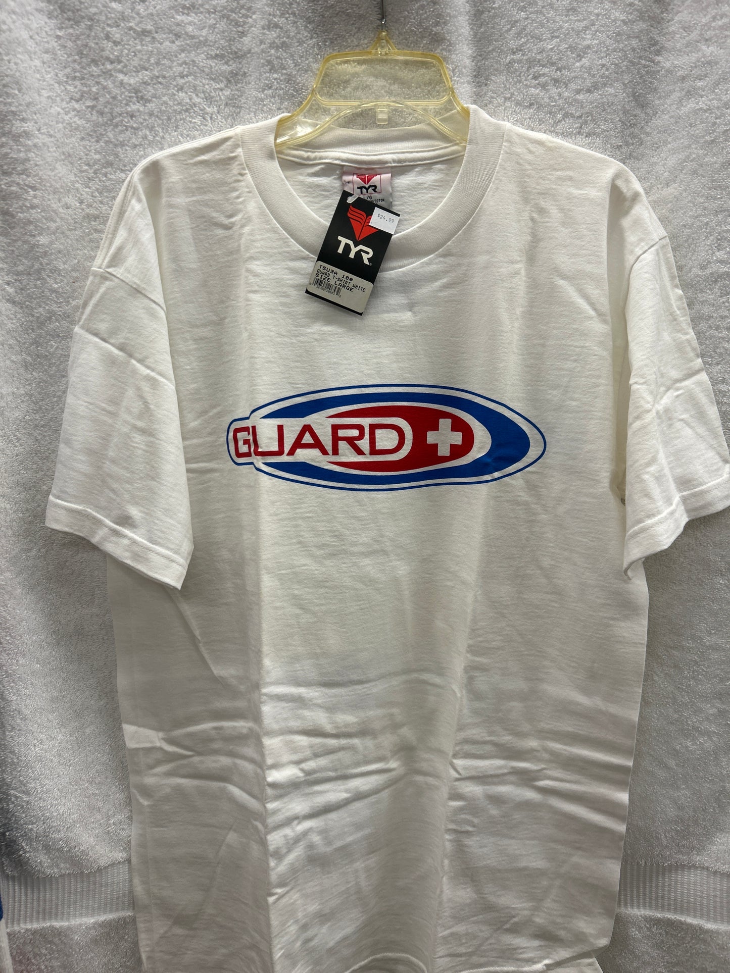 TYR Guard+ Shirt White Size Large