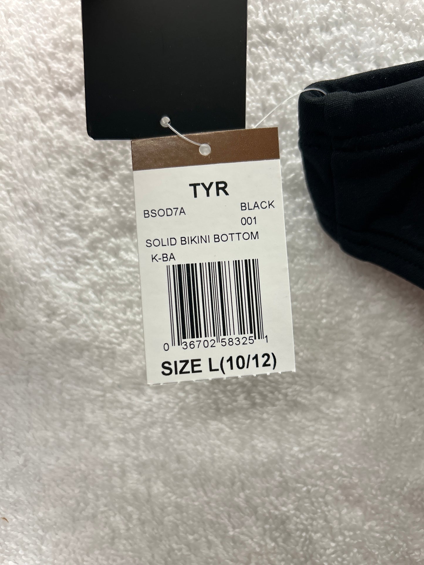 TYR Solid Bikini Set Black Size M
