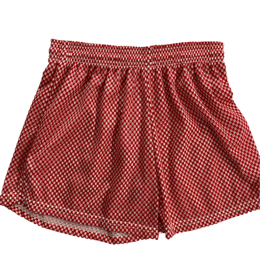 Fit 2 Win Adult Small Red Ribbon Shorts