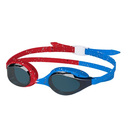Speedo Red/White/Blue Youth Hyper Flyer Mirrored Goggle Limited Edition