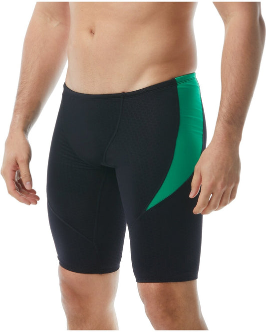 TYR Black/Green Hexa Jammer With Screen Printed Logo Size 22