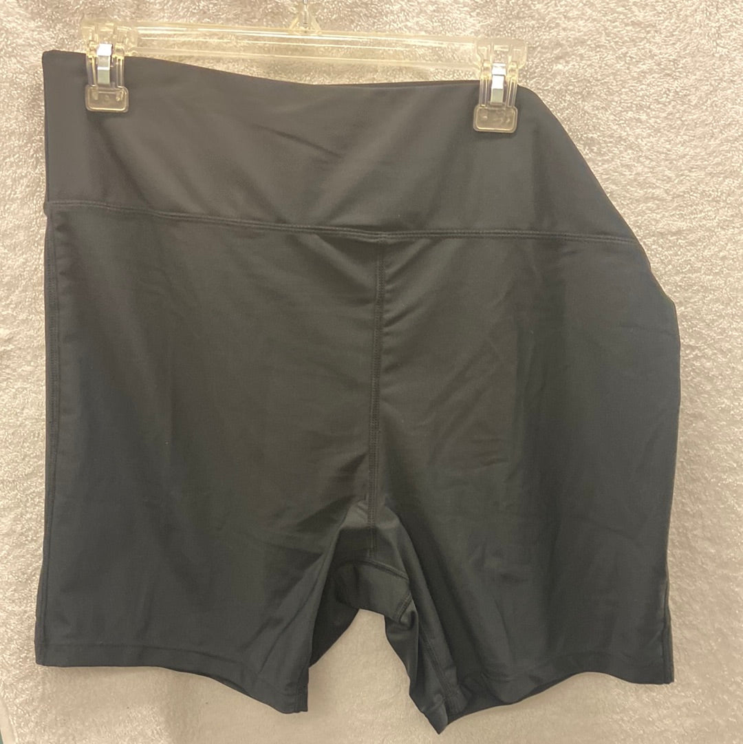 Maxine Solid Bottom 6” Biker Short Black Size 18W