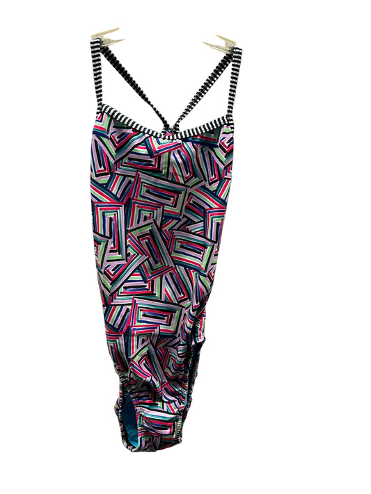 Dolfin Uglies Mish Mash V-Back One Piece Size 30