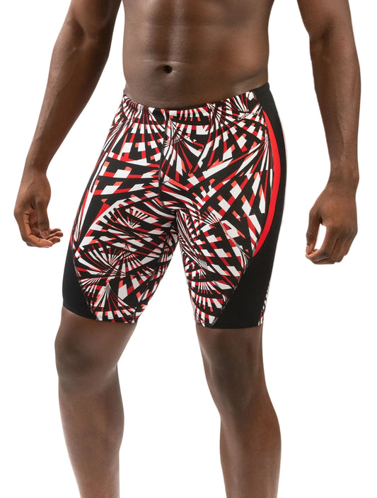 Dolfin Reliance Atomic Red Color Block Jammer Size 34