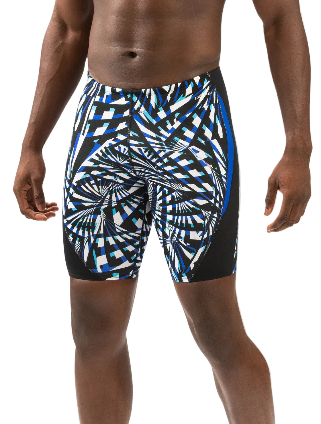 Dolfin Reliance Atomic Blue Color Block Jammer Size 34