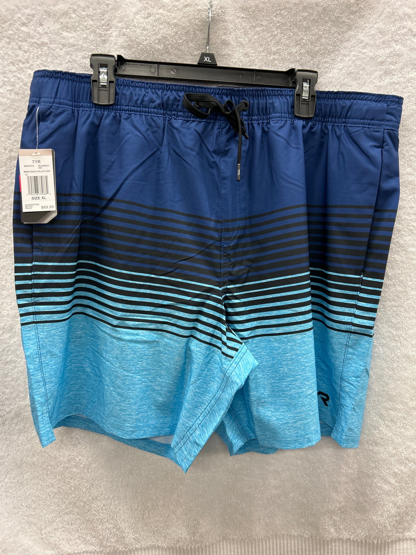TYR Men’s Skua Volley Short Blue/Black Size XL